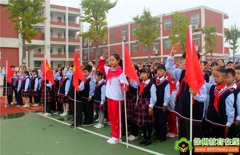 红领巾心向党·争做新时代好队员——徐州市王新庄小学开展主题队日