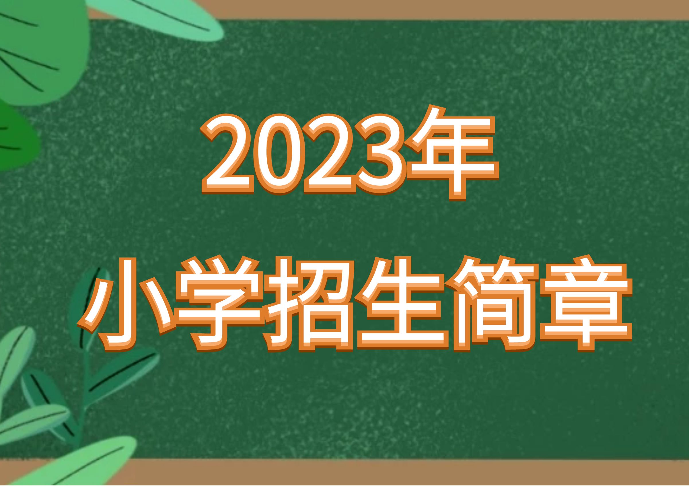 2023年徐州小学招生简章（持续更新）